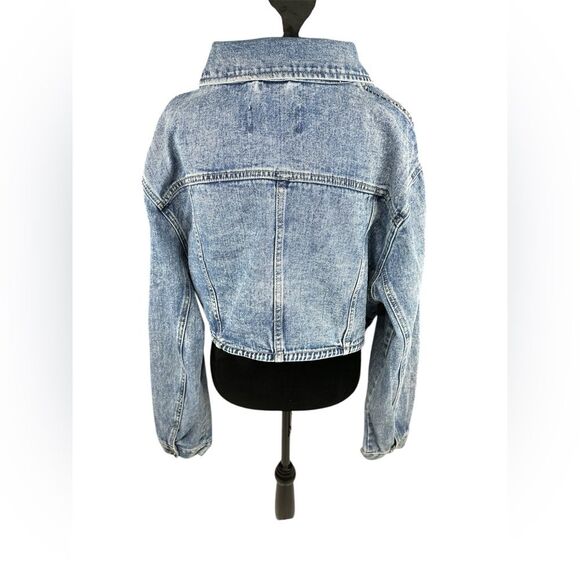 Fashion Nova 2 PC Lone Pine Cropped Bolero Denim Jacket & Maxi Skirt SZ 3X/2X - Picture 5 of 16